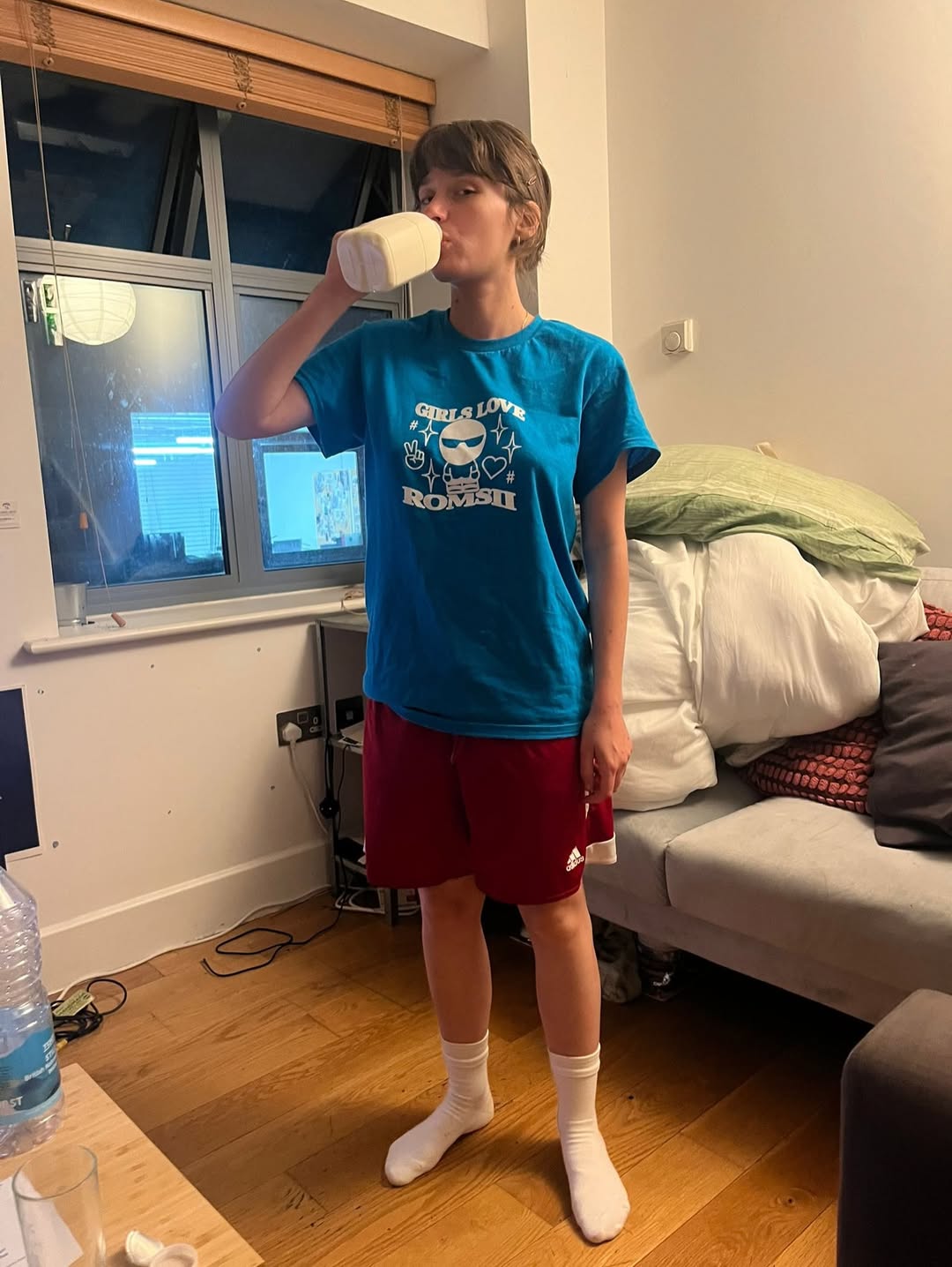 T-shirt bleu